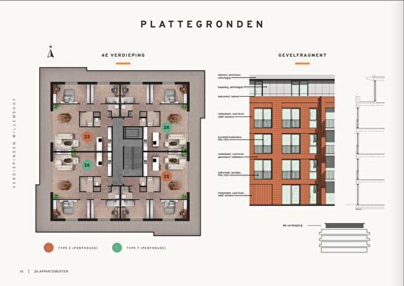 Plattegrond 4e verdieping