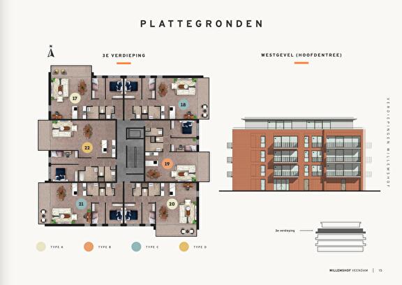 Plattegrond 3e verdieping
