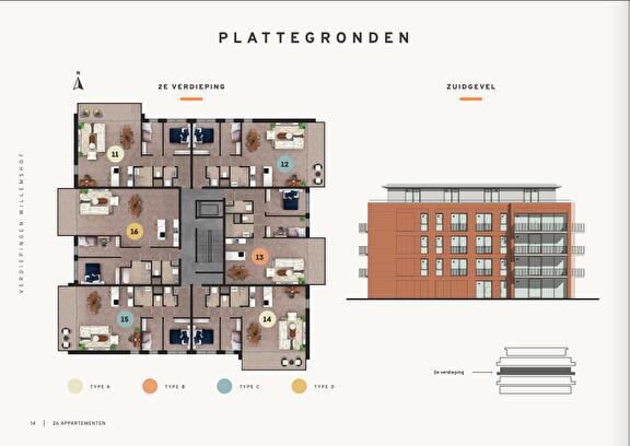 Plattegrond 2e verdieping